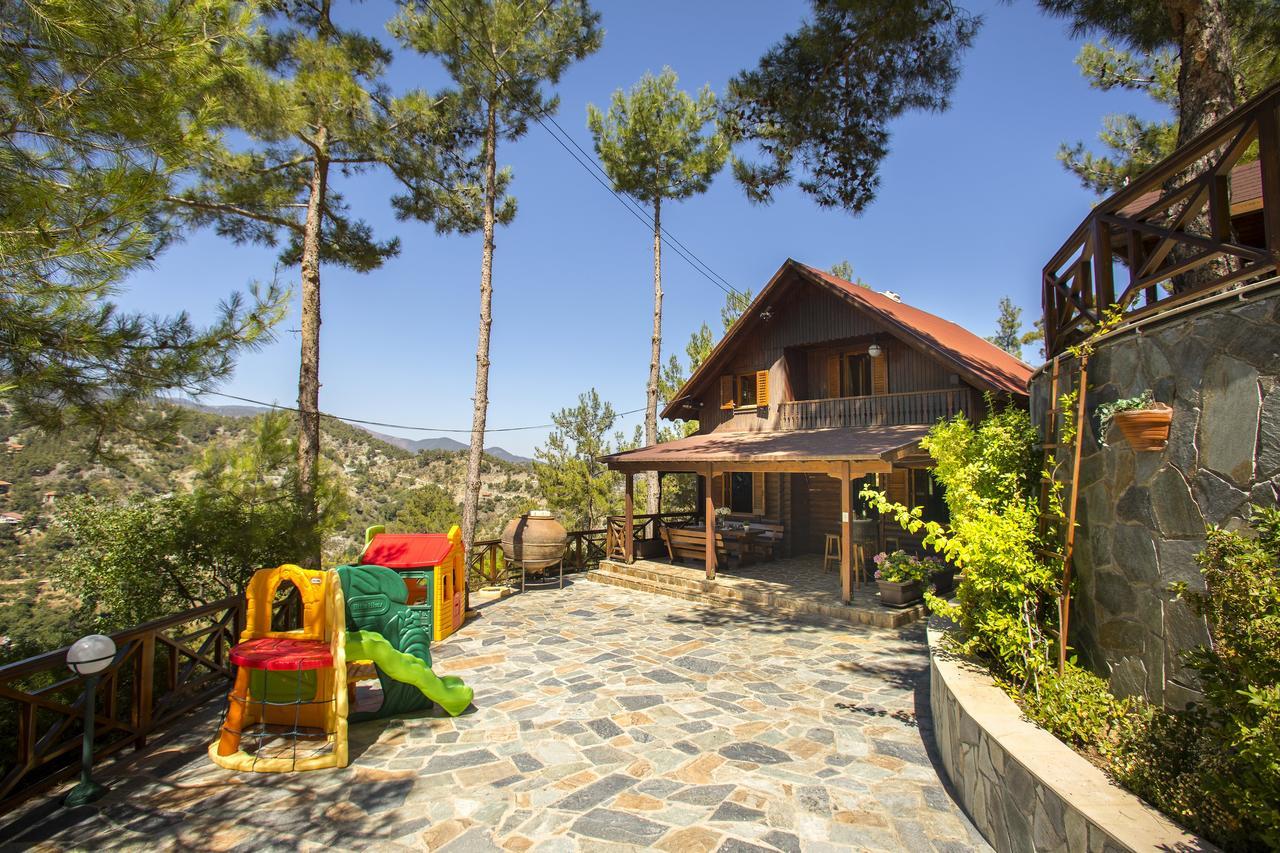 Villa Ricky Chalet Near Troodos à Spilia Extérieur photo